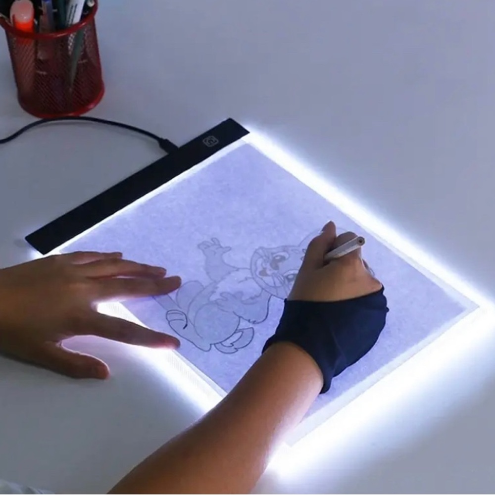 LED Photocopying Brightness- Adjustable Drawing Board for Adults and Kids